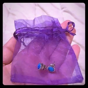 Earrings and gift bag